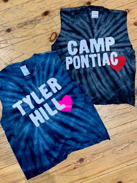 Tie Dye Painted Heart Tank